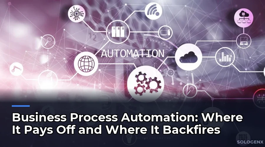 Automated business workflow being mapped by a team