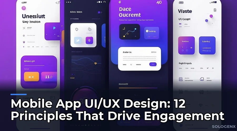 Mobile App UI/UX Design 12 Principles That Drive Engagement
