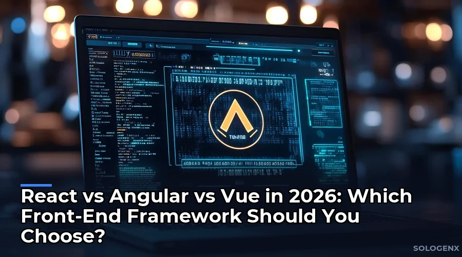 Comparison of React Angular and Vue frameworks for web development