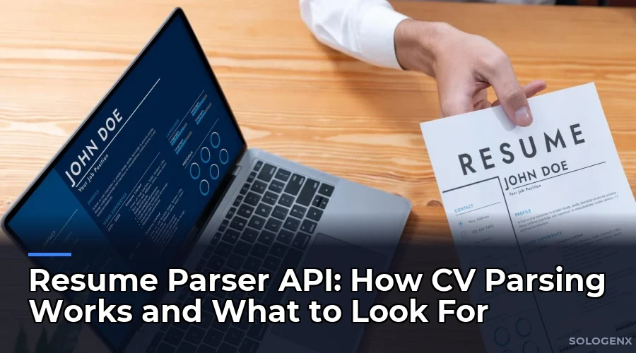 Resume parsing API converting CV documents into structured data